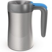 Cană Contigo Fulton 360ml (Stainless Steel/Blue) [Tehnologie AUTOSEAL]