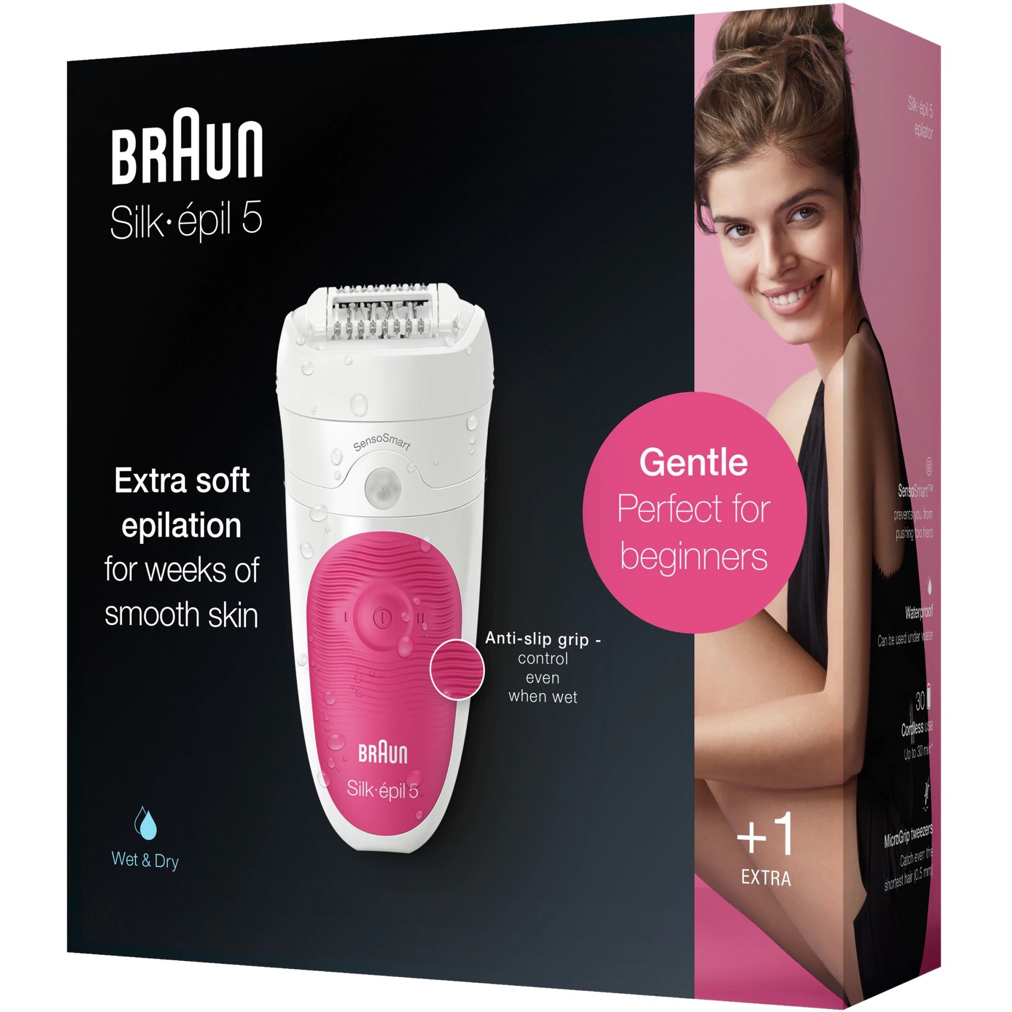 Resign Preferential treatment pipeline Epilator BRAUN Silk-épil SensoSmart 5/500, Wet&Dry&Shower, Fără fir, Picioare și corp, Micro-grip 28 pensete, 1 accesoriu, Li-Ion (uz 30min,reînc. 1h), 100% rezistent la apă, 72dBA, Raspberry in Epilatoare clasice | magNET.ro Resign Preferential treatment pipeline Epilator BRAUN Silk-épil SensoSmart 5/500, Wet&Dry&Shower, Fără fir, Picioare și corp, Micro-grip 28 pensete, 1 accesoriu, Li-Ion (uz 30min,reînc. 1h), 100% rezistent la apă, 72dBA, Raspberry in Epilatoare clasice | magNET.ro