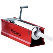 Maşină manuală de umplut cârnaţi Reber 8950 N, Capacitate 5kg, 2 viteze, Cilindru inox 304, 4 ștuțuri de umplere