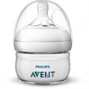 Biberon nou născuți Philips Avent SCF039/17 [Gama Natural], 60 ml, tetina cu debit lent, 0-6 luni
