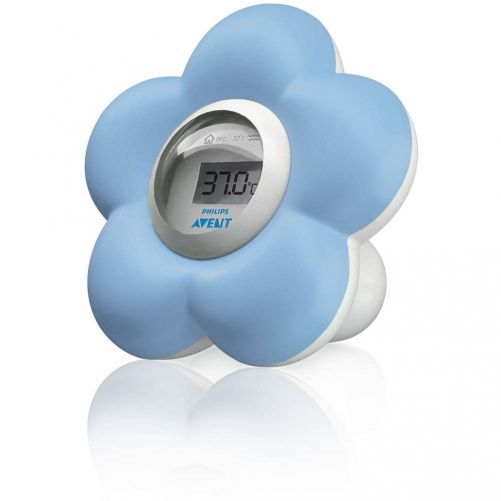 accurately interface Have a bath Termometru digital Philips AVENT SCH550/20, Pentru cameră şi baie, Interval  10°~45°, Plutește în apă, Formă distractivă, Complet sigur, Necesită 2x  LR44 (Blue Flower) in Termometre | magNET.ro