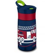 Sticlă de apă pentru copii Contigo Gracie 420ml (Navy Blue Firetruck) [Tehnologie AUTOSEAL]