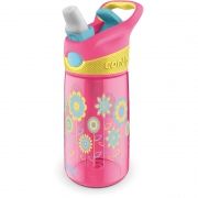 Sticlă de apă pentru copii Contigo Striker 420ml (Cherry Pink Flowers) [AUTOSPOUT]