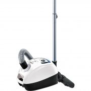 Aspirator cu sac BOSCH GL-40 ProSilence PureAir BGL4SIL69W, Asp uscată, 500W, Praf 4l, Cablu 7m, 69dBA, Filtru igienic, Mâner ergonomic, 4 role, Perie SilentClean Premium, QuattroPower,4.5kg, Character White