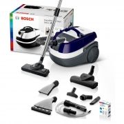 Aspirator multifuncțional BOSCH Seria 4 AquaWash&Clean BWD41740, 1700W, Aubergine Purple and Stone Grey