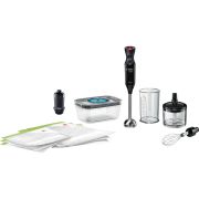 Blender de mână BOSCH ErgoMixx MS6CB61V5, 1000W, Funcție de vidare, Piano Black