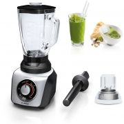 Blender de masă Bosch SilentMixx MMB64G6M, 800 W, negru, 3 programe 