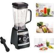 Blender de masă Bosch VitaBoost MMBH6P6B, 1600 W, negru, 6 programe