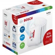 Set de 16 saci PowerProtect BOSCH G ALL XXL Pack BBZ16GALL - 17002095, Nivel ridicat de igienă, 99.9% grad de filtrare al prafului fin, Sistem de închidere igienică pentru îndepărtarea sacului