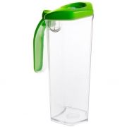 Cană vacuum Status din policarbonat transparent cu capacitate de 1 litru (Verde)
