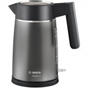 Fierbător de apă BOSCH DesignLine TWK5P475, 2400W, 1.7L, Classic Grey Crystal