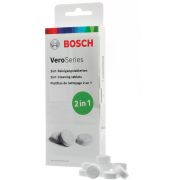 Set de 10 pastile de curățare BOSCH TCZ8001A - 00312096, Concepute pentru programele automate de curățare ale espressoarelor, Îndepărtare eficientă a reziduurilor, Pentru aroma optimă a cafelei