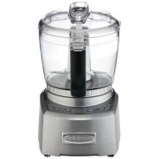 Tocător Cuisinart CH4DCE, 250W, Bol policarbonat 0.95L, Bază din aluminiu, Motor cu rotație în ambele sensuri, Argintiu