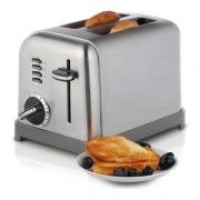 Prăjitor de pâine Cuisinart Style CPT160E, 900W (6 trepte), 2 sloturi XL, Dispozitiv de centrare felie, Funcție chiflă, Reîncălzire, Dezghețare, Tavă firimituri, Carcasă inox, Stainless Steel