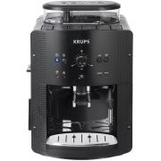 Espressor automat KRUPS Essential EA810870, 1450W, 15bar, 1.7l, Spumare manuală, Thermoblock, Râșniță inox, Boabe, Design compact, Indicatori luminoși LED, Două cești, Duză ajustabilă (Black)