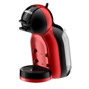 Espressor KRUPS Nescafe Dolce Gusto Mini Me KP120H31, Capsule, Play & Select, Tehnologie Thermoblock, Presiune profesională de 15 bari, Funcție de economisire de energie (Black & Cherry Red)