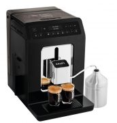 Espressor automat KRUPS Evidence EA891810, 1450W, 15bar, Spumare automată, Set Auto Cappuccino XS6000, Afișaj OLED, Râșniță din inox, Boabe, Quattro Force