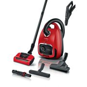 Aspirator cu sac BOSCH Serie 6 ProAnimal BGL6PET1, Uz Dry, Filtru HEPA H13, 700W, Sac 4l, Rază 12m, Kit ProAnimal, Perie AirTurbo Plus, Telecomandă, G4.3kg, 74dBA, Tornado Red