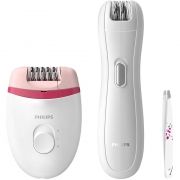 Epilator compact cu fir Philips Satinelle Essential Seria 8000 BRP506/00