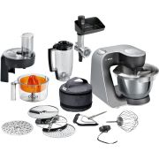 (EOL) Robot de bucătărie BOSCH MUM5 MUM58M59, 1000W (7 trepte și Impuls), Max 14000rpm, Bol inox 3.9l, Blender 1.25l, Mașină tocat, Set profesional patiserie, Viteză constantă, Soft start, 76dBA, Mystic Black