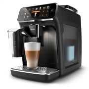 Espressor automat Philips Seria 5400 EP5441/50, Spumare automată, Carafă LatteGo 265ml, Râșniță ceramică, Boabe/Măcinată, Glossy Black