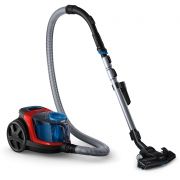 Aspirator fără sac Philips PowerPro Compact 3000 FC9330/09, Aspirare uscată, 750-900W, Praf 1.5l, Cablu 6m, 76dBA, Filtru H13, PowerCyclone 5, ActiveLock, TriActive, Accesoriu spații înguste, 4.5kg, Monza Red