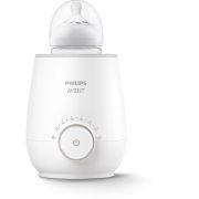 Încălzitor de biberoane Philips AVENT Premium Sunshine SCF358/00, 400W, 150ml în 3min, Control inteligent al temperaturii, Încălzește-decongelează rapid, KeepWarm 60min, Chalk Grey