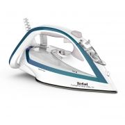 Fier de călcat cu abur TEFAL TurboPro Anti-Calc FV5689E0, 2350~2800W, Abur 50g/min, Jet 240g, 300ml, Talpă Durilium AirGlide Autoclean (5*), Colector anti-calcar, Oprire automată, Cablu 2m, 1.54kg, Boreal Blue