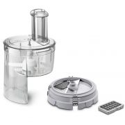 Set de accesorii BOSCH Cube Cutter MUZ5CC2 - 00577340, Procesează rapid carne, cartofi, legume și fructe în cuburi de 9x9mm sau 13x13mm, DW safe, 1.324kg, Pentru gamele MUM5 și MUMS2 (S2 doar 900W)