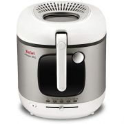 Friteuză TEFAL Mega XXL FR480015, 1750~2100W, Volum 3l (maximum 2kg cartofi), Termostat reglabil (150°~190°), Bol detașabil antiaderent, Filtru carbon (mirosuri neplăcute), Ideală pentru familii mari, Fereastră