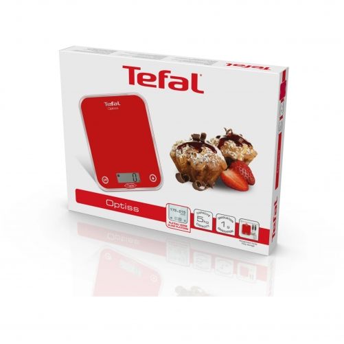 Tefal Balance De Cuisine Électronique Optiss 5Kg/1G – Orange – El