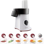 Aparat de preparat salate Philips Viva HR1388/80, 6 discuri