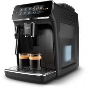 Espressor automat Philips Seria 3200 EP3221/40, 1500W, 15bar, 1.8l, Spumare manuală, Râșniță ceramică, Boabe și Măcinată, Filtru AquaClean, Ecran tactil, Două cești, AromaSeal, Matte&Polished Black