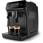 Espressor automat Philips Omnia Seria 1200 EP1220/00, 1500W, 15bar, 1.8l, Spumare manuală, Râșniță ceramică, Boabe și Măcinată, Fără filtru AquaClean, Afișaj tactil, Matte Black