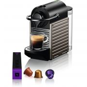 Espressor capsule KRUPS Nespresso Pixie C61 XN304T10, 1260W, 19bar, Rezervor detașabil 0.7l, Espresso 40ml, Lungo 110ml, Încălzire în 25s, 2.8kg, Electric Titanium