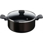 Cratiță pentru tocănițe cu capac de sticlă TEFAL Simply Clean B5674653, D24cm, H12cm, V4.50L