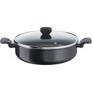 Cratiță pentru sotat cu capac de sticlă TEFAL Simply Clean B5677253, D28cm, V5L