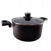 Oală pentru tocănițe cu capac de sticlă TEFAL Unlimited Gen6 G2554672, D24cm, V5.20L