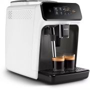 Espressor automat Philips Omnia Seria 1200 EP1223/00, 1500W, 15bar, 1.8l, Spumare manuală, Râșniță ceramică, Boabe și Măcinată, Ecran tactil, Două cești, My Coffee Choice, Setare ECO, Matte White