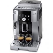 Espressor automat DeLonghi Magnifica S Smart ECAM 250.23.SB, 1450W, 15bar, 1.8l, Spumare manuală, Râșniță inox, Boabe și Măcinată, Control aromă, Suport cești, Dispozitiv Cappuccino reglabil, Silver Black