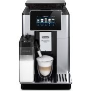 Espressor automat DeLonghi PrimaDonna Soul ECAM610.55.SB - 0132217053, 1450W, 19 bari, 2.2l, Spumare automată, Carafă LatteCrema, Râșniță inox, Boabe și Măcinată, Coffee Link App, Bean Adapt, Silver Black