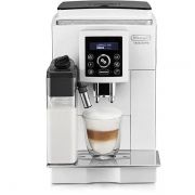 Espressor automat DeLonghi Cappuccino ECAM 23.460.W, 1450W, 15bar, 1.8l, Spumare automată, Carafă LatteCrema, Râșniță inox, Boabe/Măcinată, Control aromă, Suprafață încălzită cești, Alb