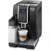 Espressor automat DeLonghi Dinamica ECAM350.55.B - 0132215414, 1450W, 15bar, 1.8l, Spumare automată, Carafă LatteCrema, Râșniță inox, Boabe și Măcinată, Statistică, 2x Thermoblock, Funcție MY, Negru