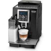 Espressor automat DeLonghi Cappuccino ECAM 23.460.B EX:4, 1450W, 15bar, 1.8l, Spumare automată, Carafă LatteCrema, Râșniță inox, Boabe/Măcinată, Control aromă, Suprafață încălzită cești, Negru