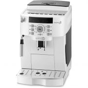 Espressor automat DeLonghi Magnifica S ECAM 22.110.W, 1450W, 15bar, 1.8l, Spumare manuală, Râșniță inox silențioasă, Boabe/Măcinată, Suprafață încălzită cești, Control aromă, 2 cești simultan, Alb