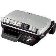 Grătar electric TEFAL SuperGrill XL GC461B34, Putere 2400W, Corp inox, Plăci grill antiadezive detașabile din aluminiu turnat 35x20.50cm, Înălțime 3.5cm, Tăviță, 4 programe, Cronometru digital