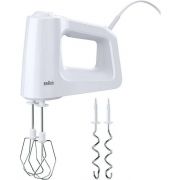 Mixer de mână BRAUN HM3000WH, 450W, 5 viteze, Alb