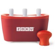 Formă înghețată Zoku Triple Quick Pop Maker (Red)