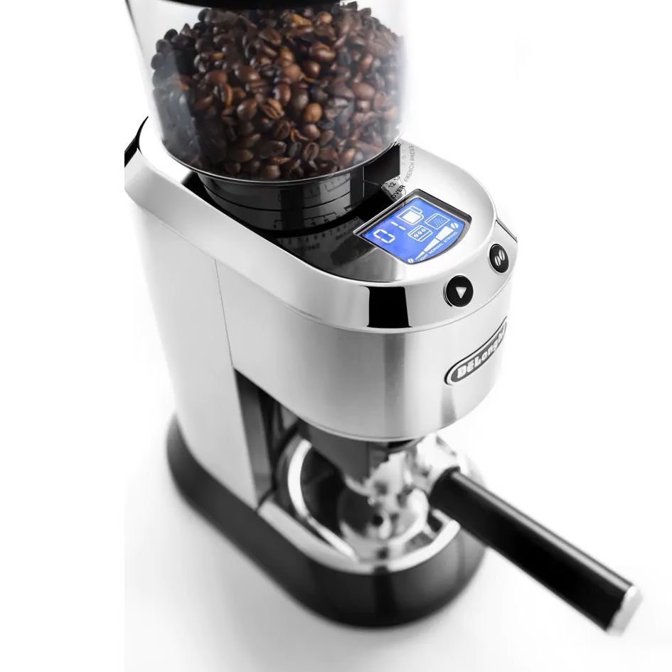 Road making process Melodic Go hiking Râșniță de cafea DeLonghi Dedica Digital KG 521.M, Afișaj LCD, 150W, 18 trepte, Capacitate boabe 350g, Până la 14 cești, Role conice inox fără supraîncălzire, În portafiltru sau în recipient, Finisaje premium Road making process Melodic Go hiking Râșniță de cafea DeLonghi Dedica Digital KG 521.M, Afișaj LCD, 150W, 18 trepte, Capacitate boabe 350g, Până la 14 cești, Role conice inox fără supraîncălzire, În portafiltru sau în recipient, Finisaje premium