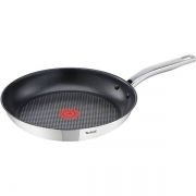 Tigaie TEFAL INTUITION V2 A7030615, D28cm, Oțel inoxidabil 18/10, Mâner fix, DW Safe